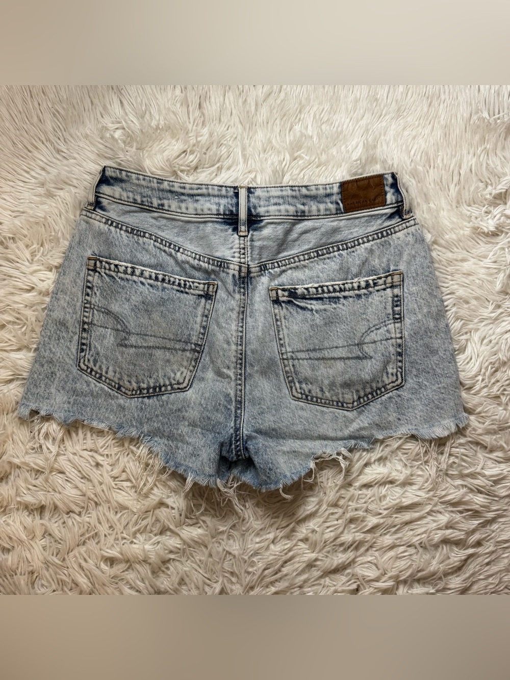 American Eagle Tomgirl Denim Cutoff jeans Shorts Size 4 100% Cotton